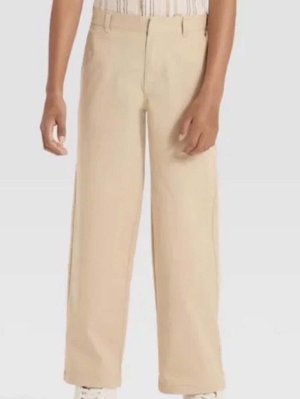 Boys Nylon/Spandex Pants - Art Class - 6 - Beige